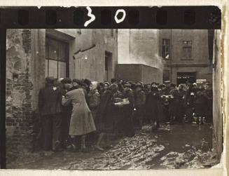 Contact Print #30 from page #1 in Lodz Ghetto Contact Album