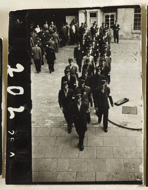 Contact Print #202 from Page #5 from Lodz Ghetto Album