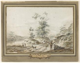 A Landscape with Peasants and Animals