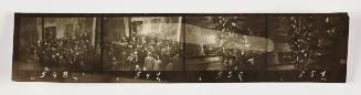 Lodz Ghetto Folio: contact print with 4 frames -  negative Nos.548 - 551
