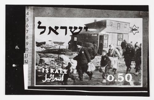 Deportation -people moving right to left - postcard? 0.50