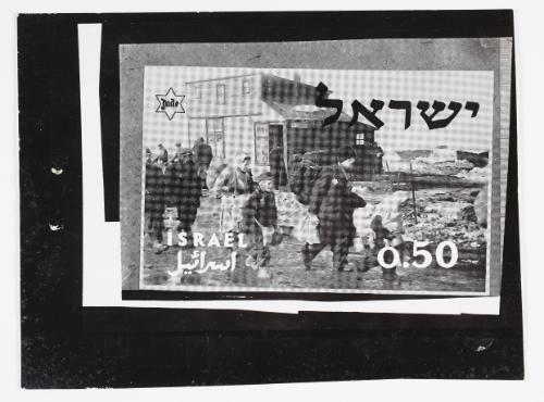 Deportation -people moving left to right - postcard? 0.50