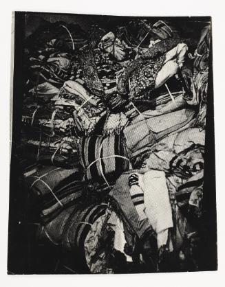 Bundles of salvaged rags