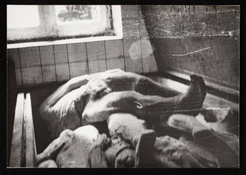 Corpses and body parts in the morgue