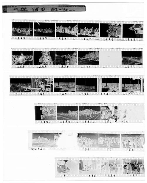 Negative Sheet #6 from Lodz Ghetto Collection