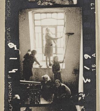 Contact Print #614 from page #14 in Lodz Ghetto Contact Album