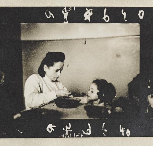 Contact Print #640 from page #14 in Lodz Ghetto Contact Album