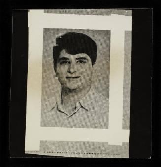 Portrait of a young man in collared shirt