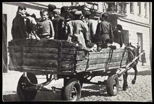 Children being deported to the Chelmno nad Nerem (Kulmhof) death camp