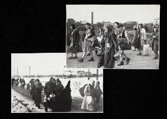 Deportation, groups of  women walking