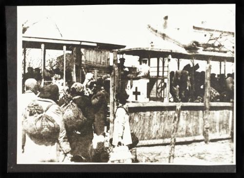 Boarding deportation tram #54 
