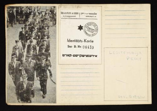 “Identity card ...and the police of the Ghetto.”  (p.19)