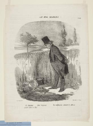 Un chapeau...deux chapeaux...Les malheureux seraient-ils allés se suicider dans les blés! from Les Bons Bourgeois