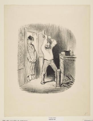 Est-il Dieu Permis...Fendre du Bois...dans ma salle à manger!...ce n’est pas un atiste à qui j’ai loué, c’est un bucheron! from Locataires et Propriétaires