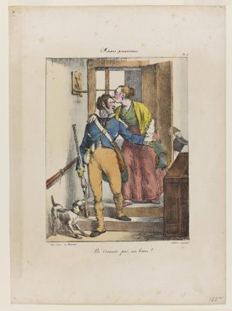 Ne t'ennuie pas ma bonne! from Moeurs Parisiennes No. 3