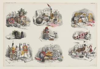 Joujoux politiques de la maison Philipon, Plate 240-241 from La Caricature, No. 116, Jan. 24, 1833