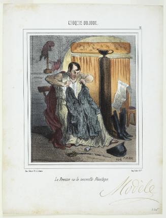 La Presse ou la nouvelle Pénélope from Croquis du Jour