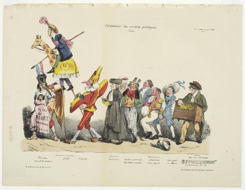 Ceremonie des cendres politiques, Plate 250 from La Caricature, No.121, Feb.28, 1833