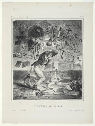 Étrennes au Peuple, Plate 235 from La Caricature, No. 113, Jan. 3,1833