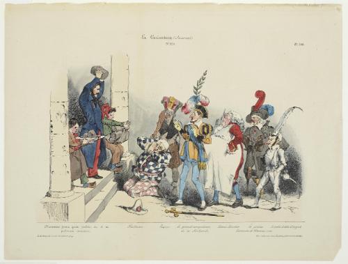 (Cendre politiques et religieuses): Memento homo qui pulvis es et in pulverem reverteria, Plate 248 from La Caricature, No. 120, Feb. 21, 1833