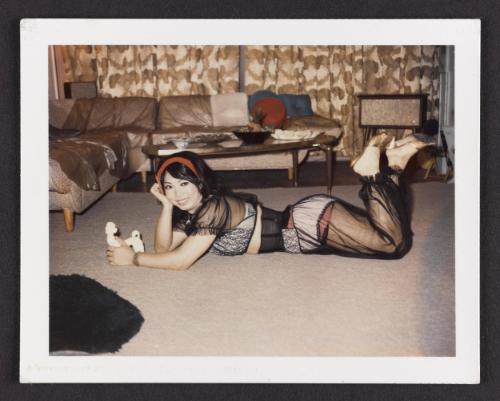 [Lili in lingerie in Susanna and Marie’s New York City apartment]
