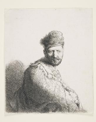 Bearded Man in a Furred Oriental Cap and Robe: the Artist's Father