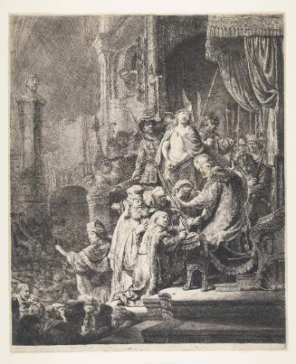 Christ Before Pilate: large plate