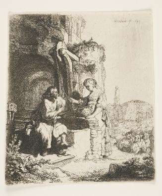 Christ and the Women of Samaria Among Ruins