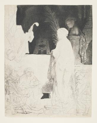 The Artist Drawing from the Model