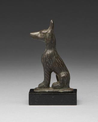 Bronze Figure of a Jackal