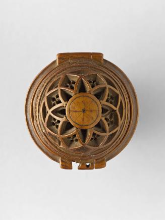 Prayer Nut with Christ Seated Surrounded by the Instruments of the Passions