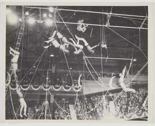 Ringling Circus Trapeze Series, Boston Garden, 1942