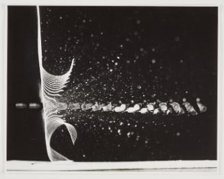 Multiflash of .22 cal. Bullet Cuts Wire, 1960's