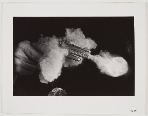 3604 (antique gun firing)