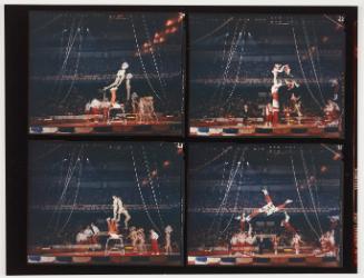 Original Contact Sheet, Moscow Circus, Boston Garden