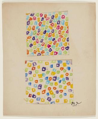 Deux compositions polychromes