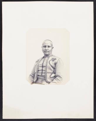 257. Mohamed Ben Oli (37 ans) Tirailleur-Algériens (Son père et sa mère Kabylen), frontal