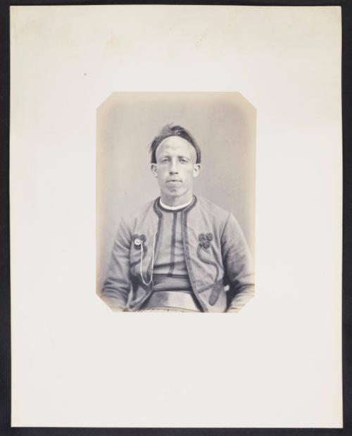 137. Ben aouda Ben dedouche (22 ans) (Tirailleur-algérian) Arabe aux cheveux blonds en aux yeux bleus - Frontal