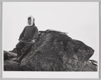 Najoorayachuk with gun