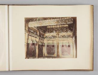 [The Mikado's room, interior of Nikko Temple]   from Views of Tokyo, Nikko, Yokohama