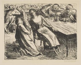 Das Paar in der Menge 3 (Der Kniende)