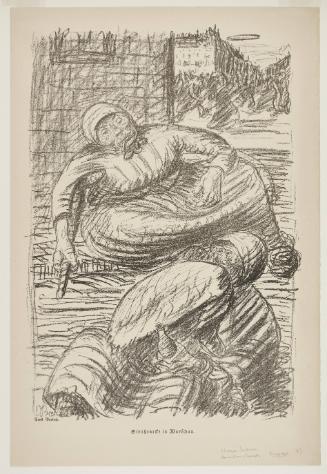 Strassenecke in Warschau