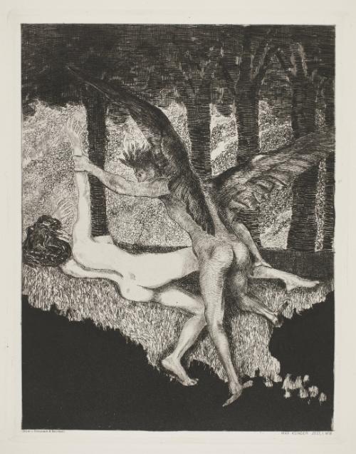 17 Vergewaltigung   Plate 8 from Zelt I Series