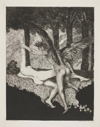 17 Vergewaltigung   Plate 8 from Zelt I Series