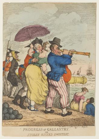 Progress of Gallantry or Stolen Kisses Sweetest