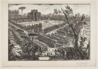 Villa Pamphilj outside Porta S. Pancrazio from the Vedute di Roma (Views of Rome)