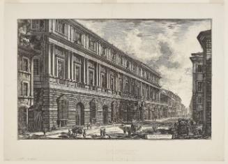 View of the Palazzo Stopani designed by Raphael of Urbino from the Vedute di Roma (Views of Rome)