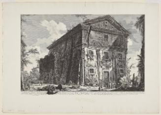 View of the temple of Bacchus, now the church of S. Urbano, two miles distant from Rome, beyond the Porta S. Sebastiano...from the Vedute di Roma (Views of Rome)