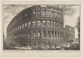 View of the Flavian Ampitheater, called the Colosseum from the Vedute di Roma (Views of Rome)