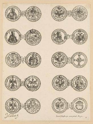 Plate 6 from “Les Monnaies” (The Coins)